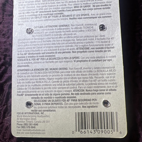 Fox 40 Classic CMG Whistle Official Coach Safety Alert Rescue 3 Chamber Blue New - Picture 9 of 9